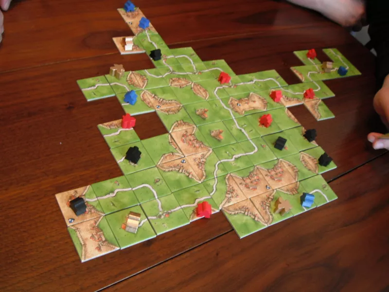 Tabletop Trove - Carcassone Game Progress