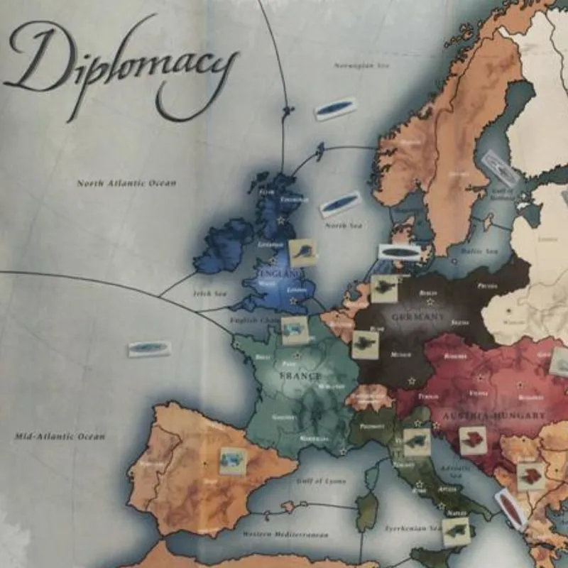 Diplomacy Game Map