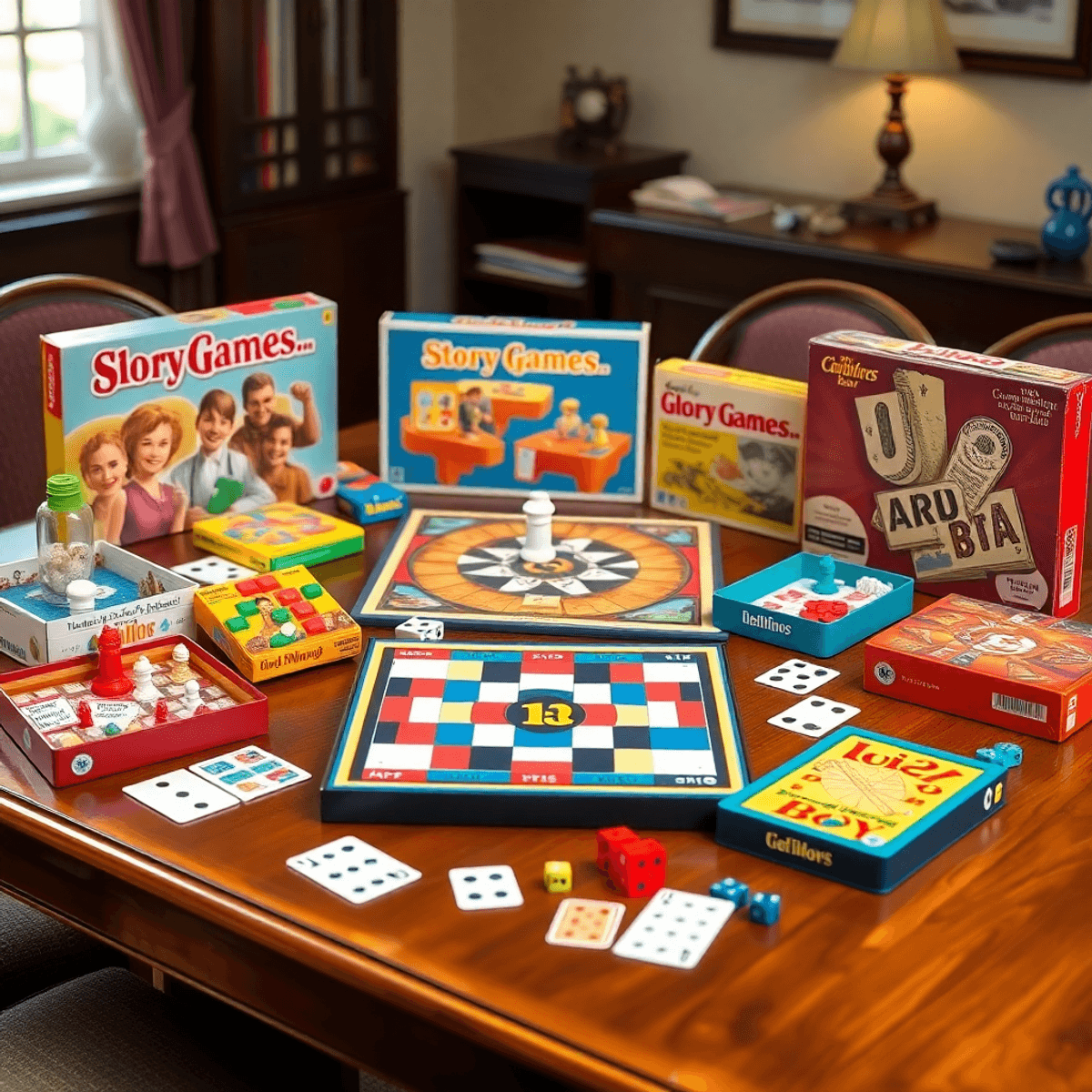 Golden Age Games on table